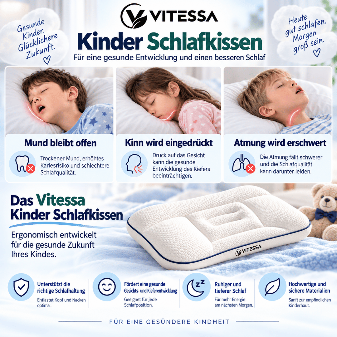 Vitessa Kinder Schlafkissen