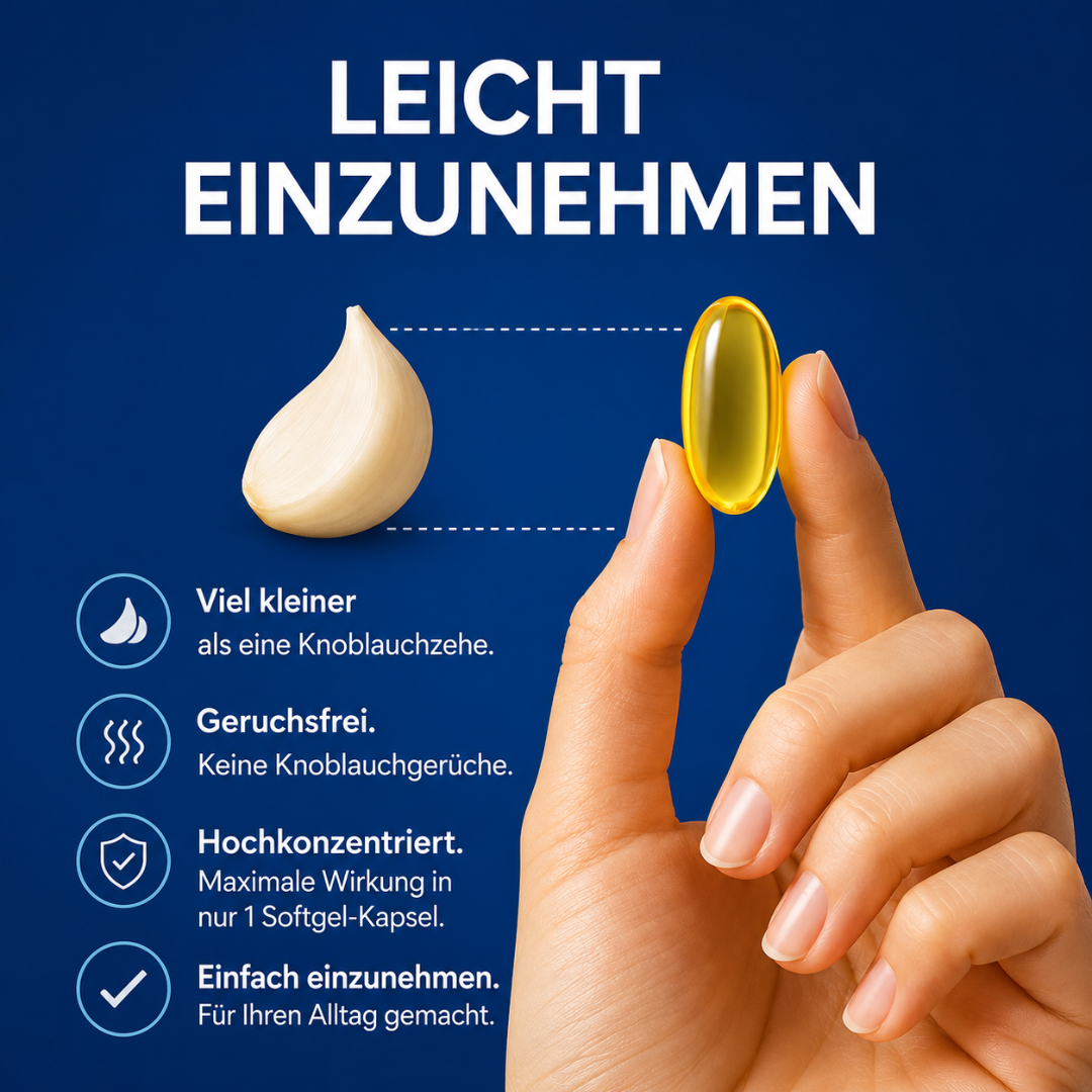 Gealterter Knoblauch-Extrakt — Klinische Unterstützung für einen gesunden Blutdruck