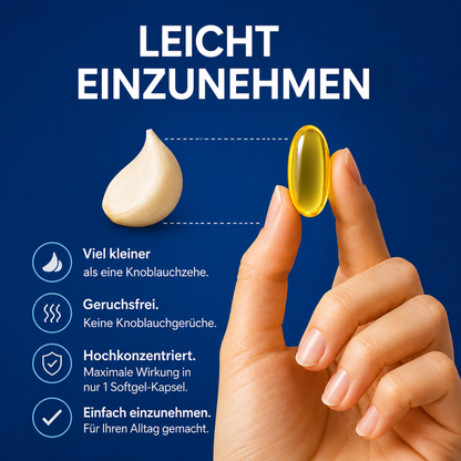 Gealterter Knoblauch-Extrakt — Klinische Unterstützung für einen gesunden Blutdruck